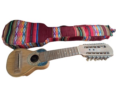 Lot 2220 - Bolivian Charango and cover