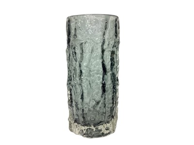 Lot 1161 - Whitefriars pewter bark vase, designed by Geoffrey Baxter, 23cm high