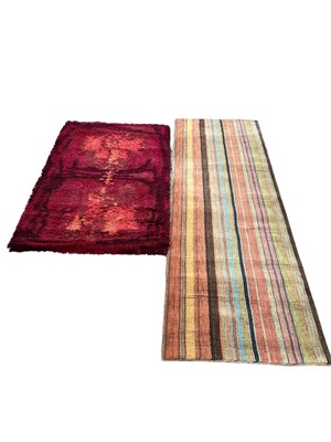 Lot 1410 - Contemporary John Lewis runner together with another rug