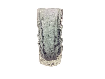 Lot 1166 - Whitefriars pewter bark vase, designed by Geoffrey Baxter, 15.5cm high