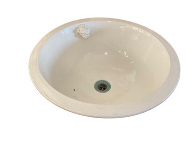 Lot 182 - Antique Chinese white glazed basin