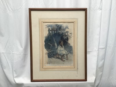 Lot 197 - Frank ver Beck (American 1858-1933) original watercolour illustration for 'The Donkey Child' circa 1916