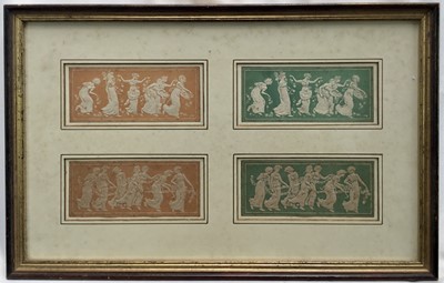 Lot 148 - Kate Greenaway embossed cards for Wedgwood circa 1875