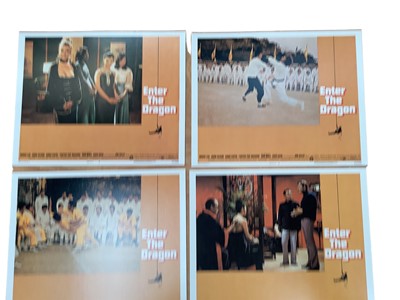 Lot 1408 - Set of 8 original American 'Enter The Dragon' lobby cards