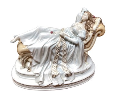 Lot 1181 - Two Royal Doulton limited edition figures - Sleeping Beauty HN4000 and Cinderella HN3991, together with three othe figures - Spirit of Purity, Maku and Cinderella, all with certificates (5)