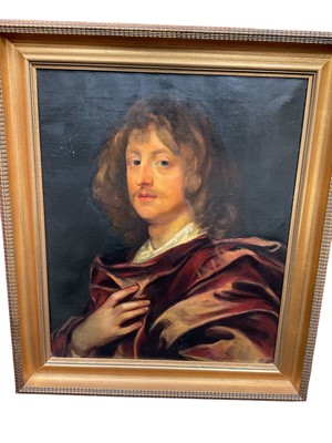 Lot 294 - After Anthony Van Dyke, oil on canvas - Portrait of George Digby