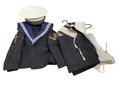 Lot 789 - Child's naval uniform and items of national dress