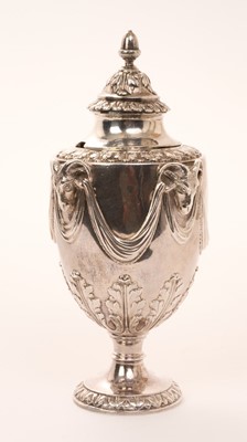 Lot 422 - Good George  silver sugar vase