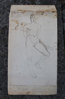 Lot 1124 - *John Skeaping (1901 - 1980), pen and ink self...