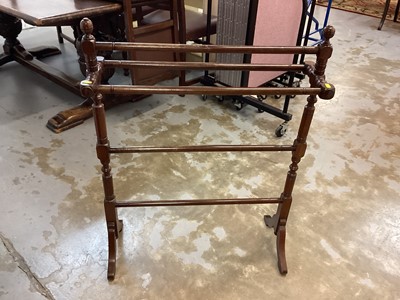 Lot 1266 - Victorian five bar towel rail