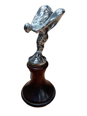 Lot 2154 - Rolls Royce Spirit of Ecstasy car Silver Seraph mascot