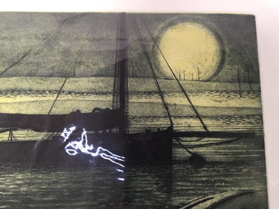 Lot 30 - Elizabeth Morris signed limited edition print - Smack in Besom Fleet, 50/100, 29.5cm x 36cm, unframed