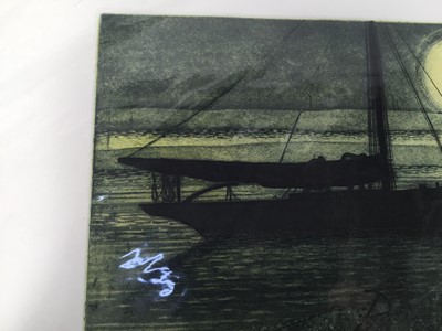 Lot 30 - Elizabeth Morris signed limited edition print - Smack in Besom Fleet, 50/100, 29.5cm x 36cm, unframed