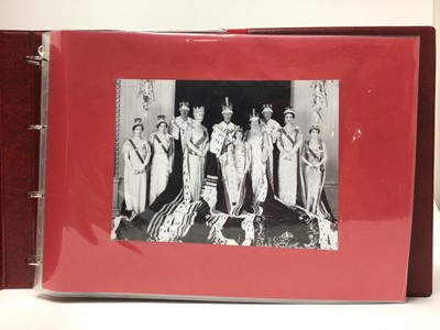 Lot 188 - The Coronation of T.M.King George VI and Queen Elizabeth , various ephemera in album