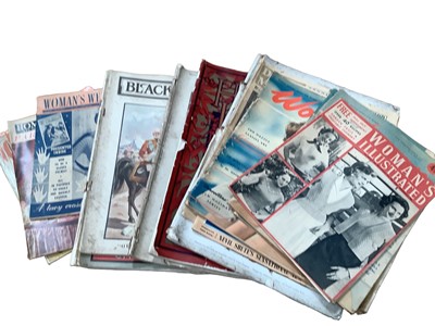 Lot 1405 - Group of ephemera, including 1950s and 60s women's magazines, copies of the Illustrated London News, Pears, etc, and two 1930s furniture catalogues