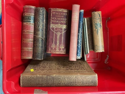 Lot 110 - Group of antiquarian and other books, including a copy of Mrs. Breton, The Magazine of Art (Cassell, 1899), Life of Gladstone (1899), The Ingoldsby Legends with illustrations by Rackham (1930), ant...