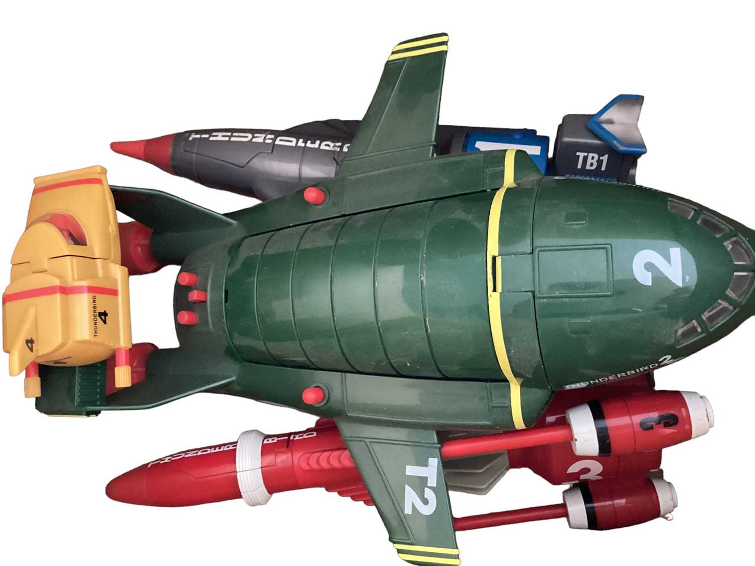 Lot 1871 - Large Scale Thunderbirds plastic models No.1, No.2, No.3 & No.4 (4)