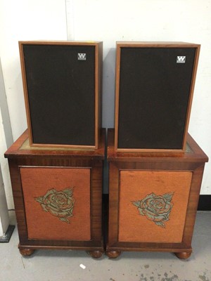 Lot 343 - Pair of Wharfedale Denton 2 XP speakers