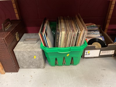 Lot 664 - Six boxes of records, including Jazz