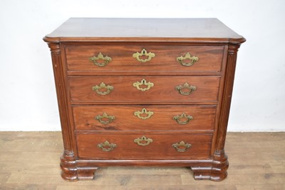 Lot 1120 - George II mahogany chest of drawers