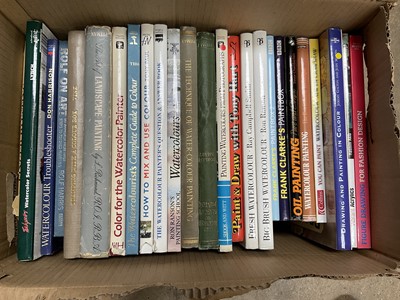 Lot 188 - Two boxes of books, including art and other subjects