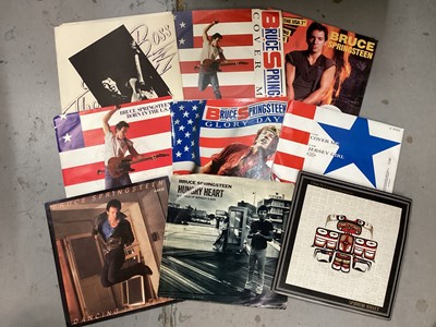 Lot 733 - 45 rpm single records including Spandau Ballet,race Springsteen, Queen etc. (1 box)