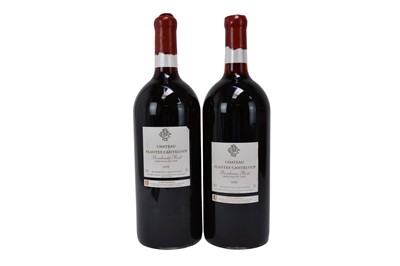 Lot 13 - Two double magnums, Chateau Plantey Canteloup Bordeaux Rosé 2005, 12.5%, each 300cl bottles