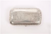 Lot 285 - Unusual Imperial Russian Silverer cigar case...