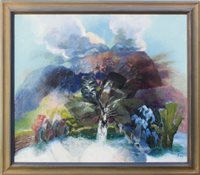 Lot 1003 - *Glyn Morgan (1926 - 2015), oil on canvas -...