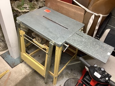 Lot 367 - Scheppach circular saw table