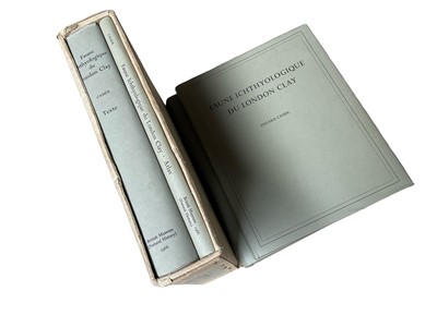 Lot 2436 - Edward Casier - Faune Ichthyologique du London Clay, text and atlas, 1966, and another copy of the same publication.