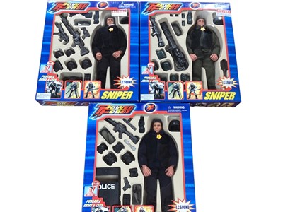 Lot 1823 - Selection of Power Force & Combat soldier action figures (2 boxes)