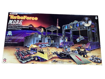 Lot 1827 - Matchbox TurboForce M.O.R.G. & T.R.A.P.P.E.R boxed sets (2)