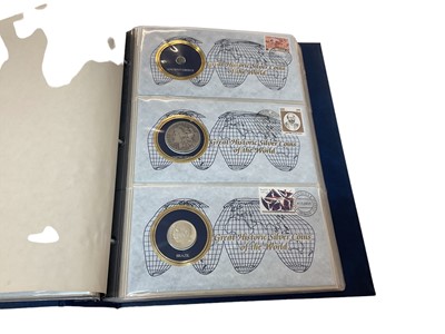 Lot 429 - World - A Franklin Mint album containing 'Great Historic Silver Coins of The World'