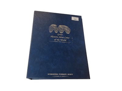 Lot 429 - World - A Franklin Mint album containing 'Great Historic Silver Coins of The World'