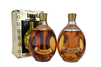 Lot 66 - Two bottles, Haig Dimple whisky, one boxed