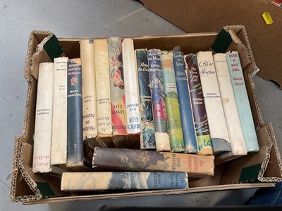 Lot 533 - Three boxes of book club crime and romance books (3 boxes).