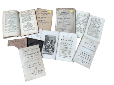 Lot 1428 - Collection of 18th century play books.