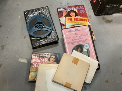 Lot 444 - Small collection of vintage pornography (1 box).