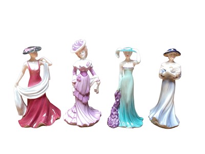 Lot 1187 - Coalport figures