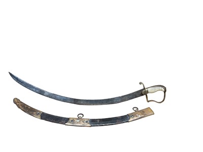 Lot 950 - George III Officers sabre with scabbard