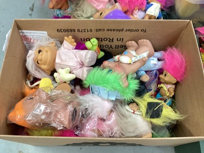 Lot 547 - Extremely large collection of 1990's and later Trolls (8 boxes)