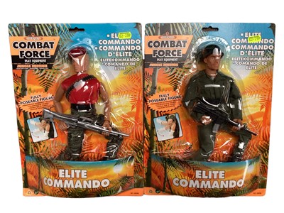 Lot 1876 - Commando Force & Adventure Man action figures & others, plus vehicles (3 boxes)