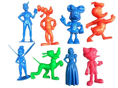 Lot 1883 - Louis Marx & Co large scale plastic Disney Characters (14)