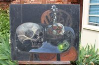 Lot 1031 - *Glyn Morgan (1926 - 2015), oil on board -...