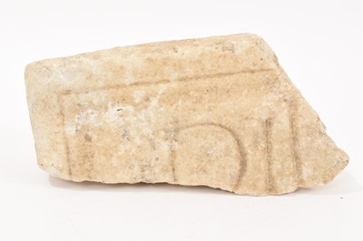 Lot 793 - Ancient Roman carved marble fragment