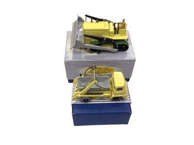 Lot 1907 - Dinky Supertoys Blaw-Knox Bulldozer 961 and Marrel Multi-Bucket Unit 966, both boxed.