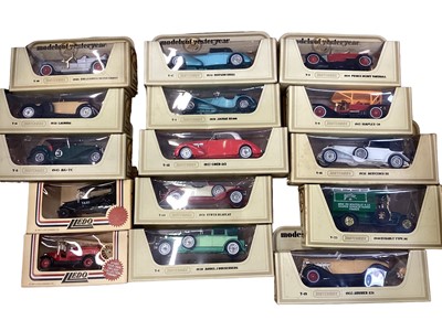 Lot 1913 - Matchbox Models of Yesteryear selection of First Series 12 different models, all boxed, plus later issues and some dolls.