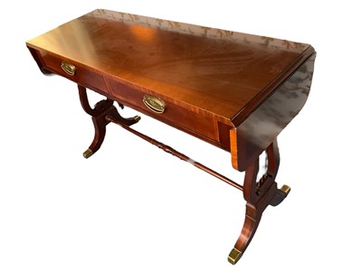 Lot 1158 - Regency style mahogany sofa table