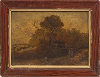 Lot 1345 - Thomas Churchyard (1798 - 1865), oil on panel -...